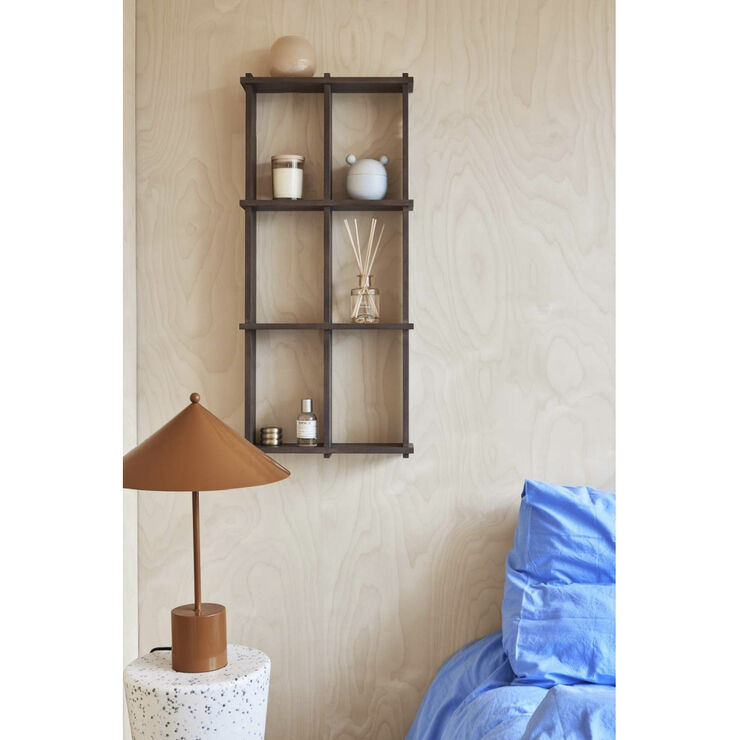 OYOY Living Design Grid Shelf - Lille Dark nature