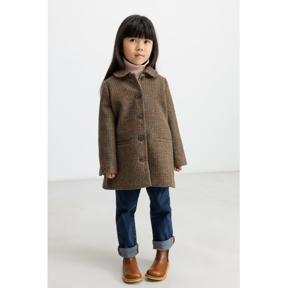 Køb MarMar Wool Check Earthy Check Olive Jakke