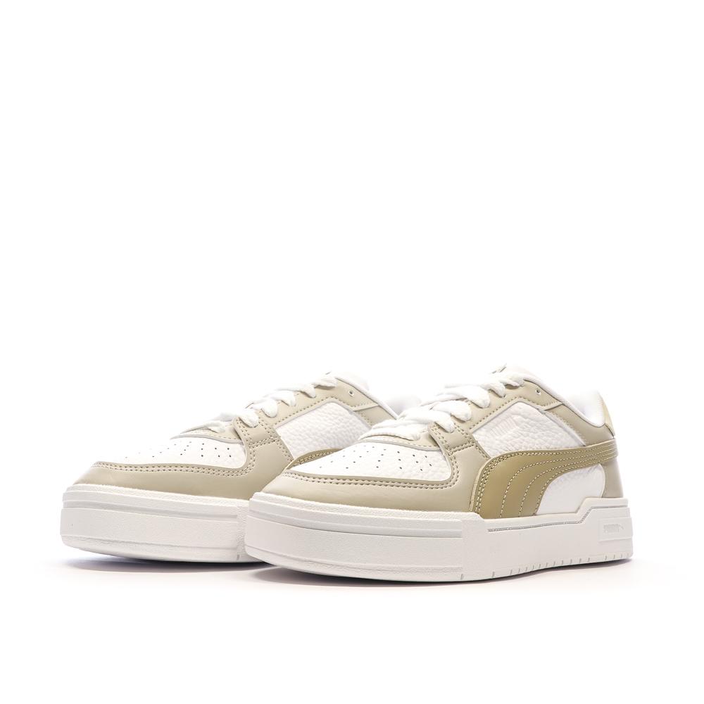 Puma Baskets Blanche/Marron Femme Puma 394749-02
