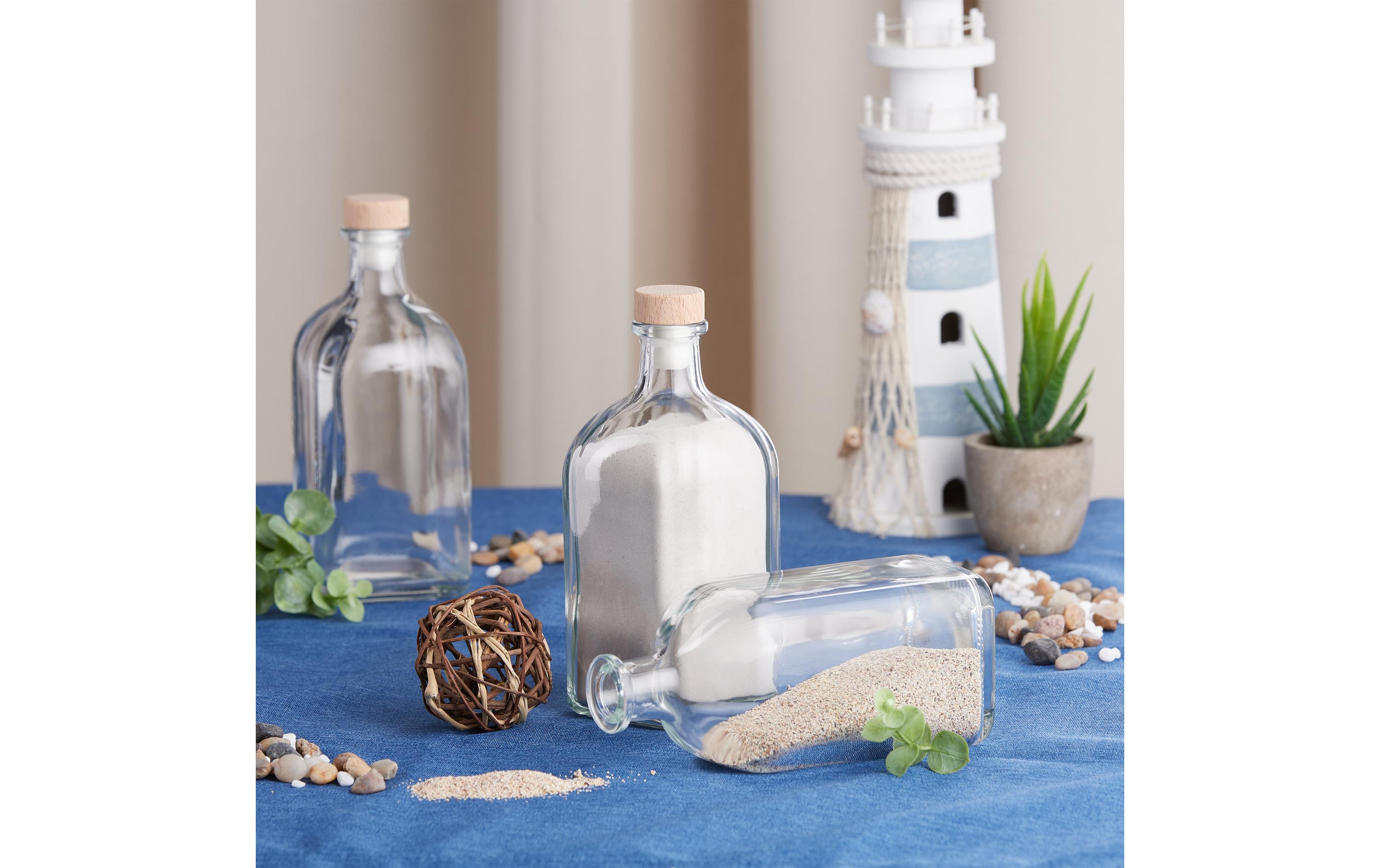 Einmachflasche 500 ml, 6 StückTransparente Schnapsflaschen
