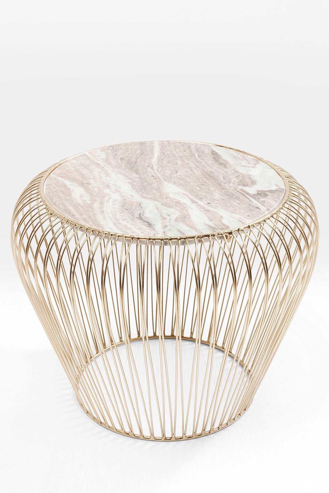 KARE DESIGN Beistelltisch rund 43 cm goldfarbig