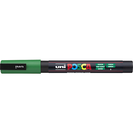 Posca PC3M vandbaseret tusch - grøn