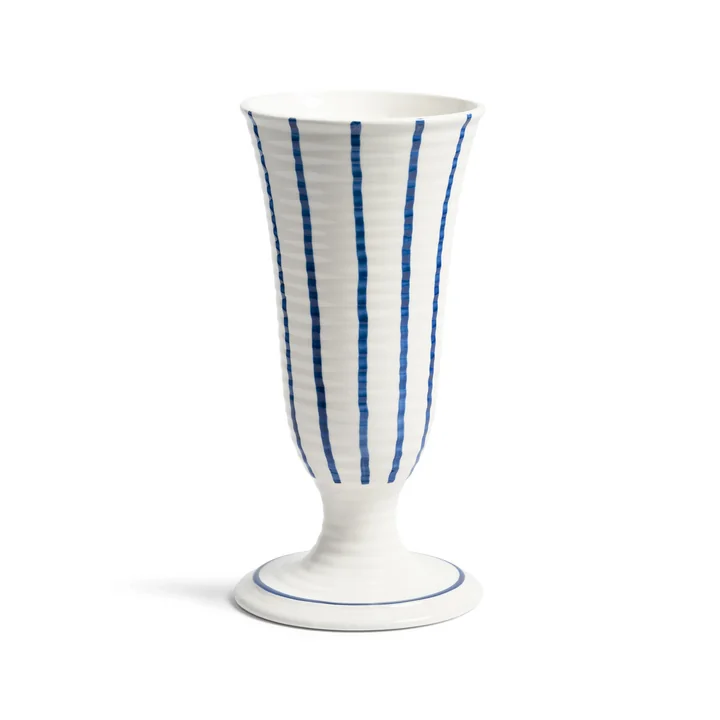 &klevering - Anouk Vase, Ø 19 x 37,5 cm, blau