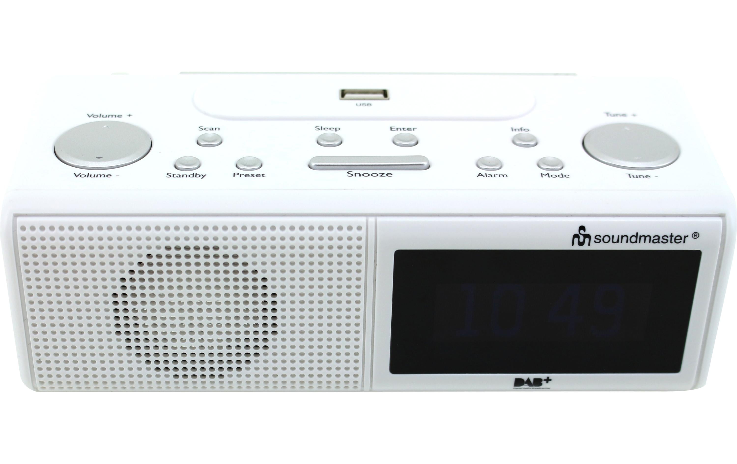 Radiowecker UR8350 WeissRadiowecker mit DAB+