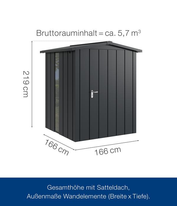 Hörmann Metallgerätehaus Juno JSD2 M-SK