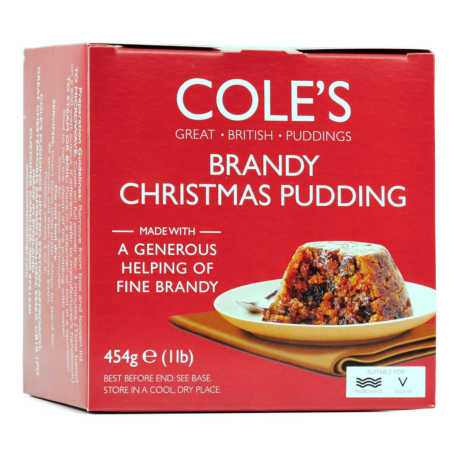 Christmas pudding au brandy - Cole's