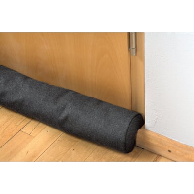 Zugluftrolle Streichgarnloden, Anthrazit