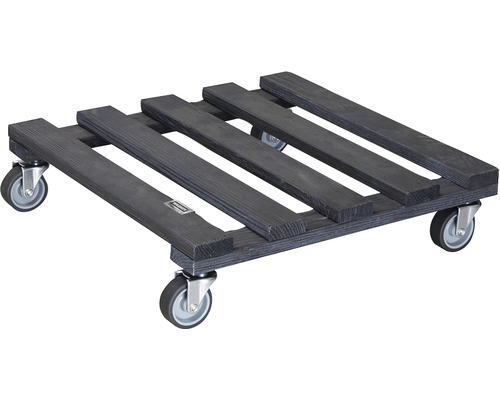 Wagner plantenwagen 38 x 38 x 9,5 cm hout antraciet