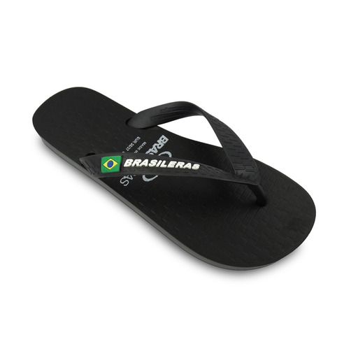 Chinelo de praia brasileiro, modelo clássico Brazil NL, fabricado no Brasil