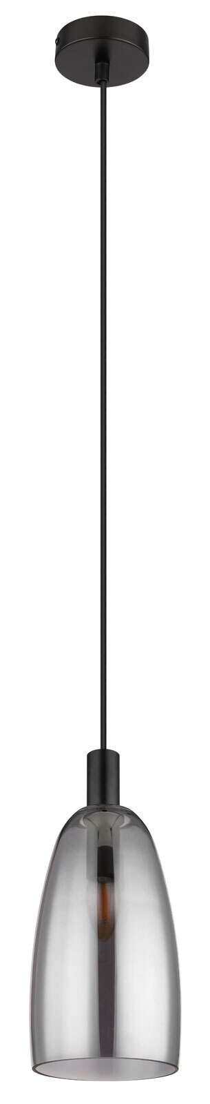GLOBO Retrofit Pendelleuchte Garri 14x120 cm messingfarbig