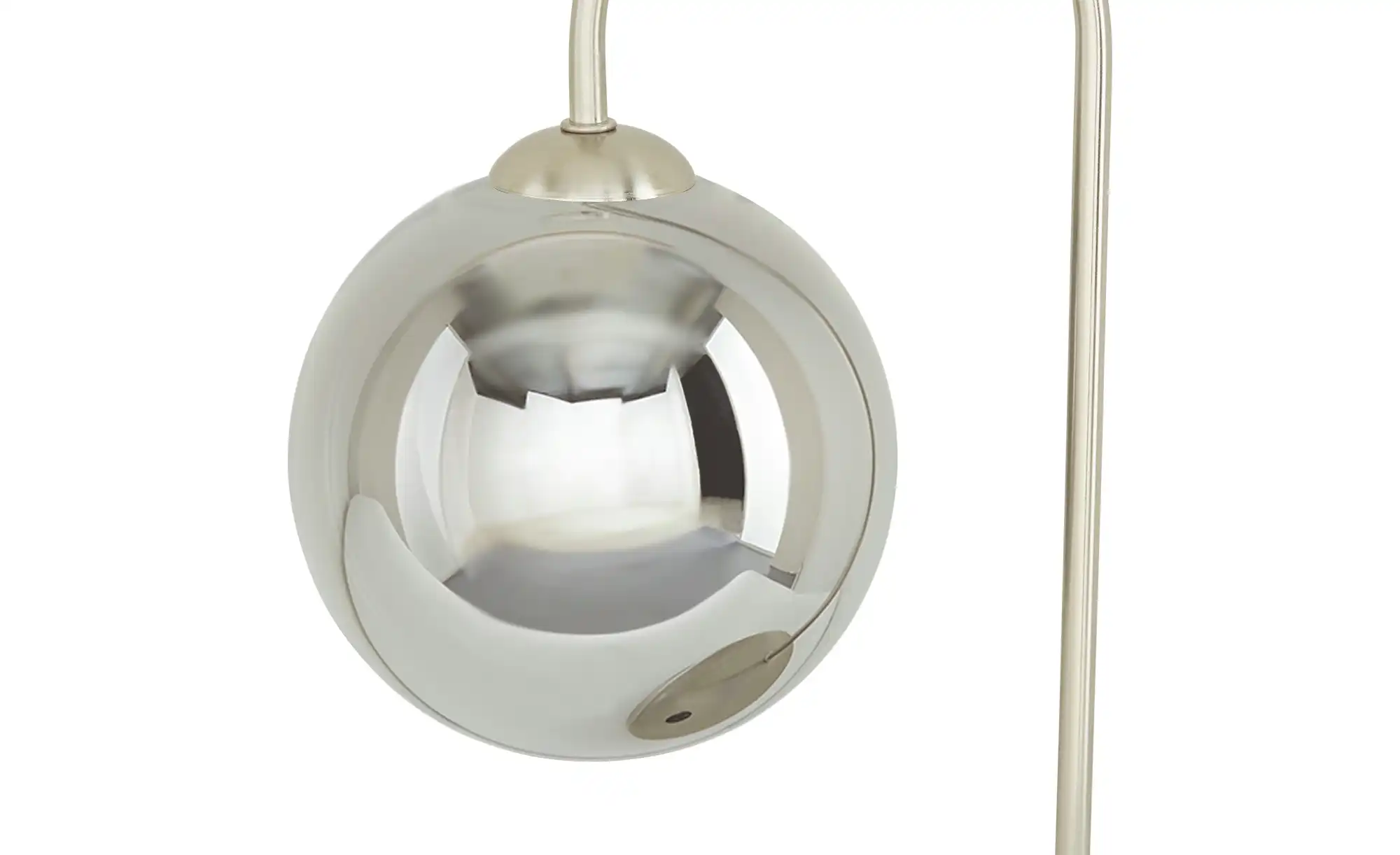 KHG LED-Tischeuchte, 1-flammig, chrom/ Rauchglas