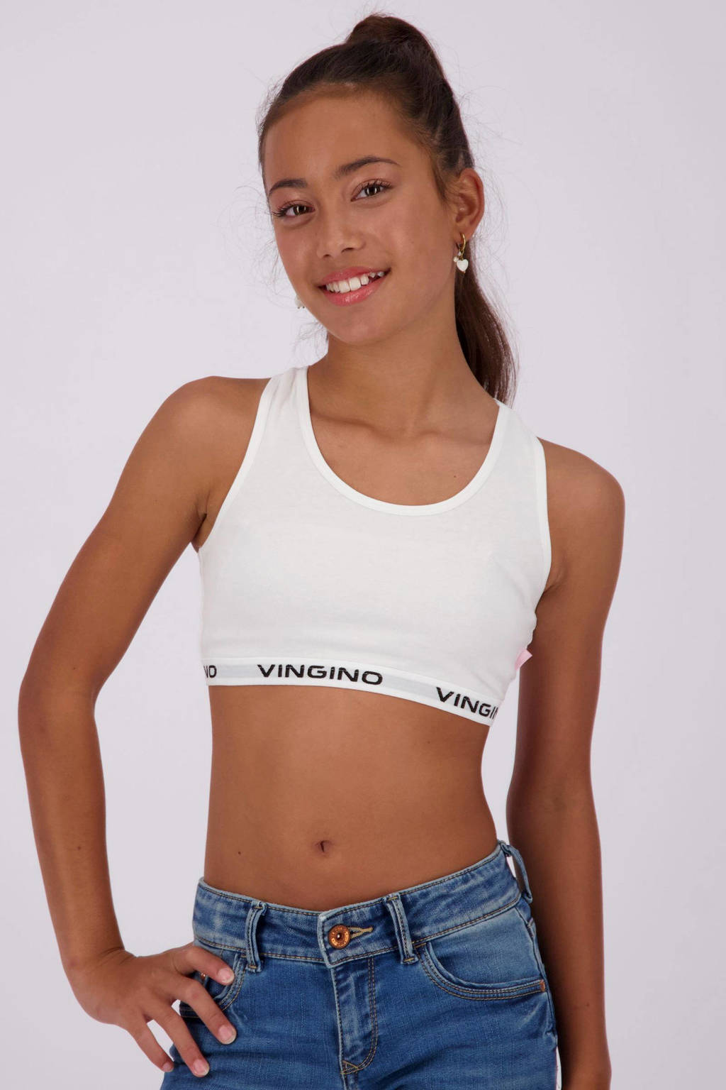 bh top - set van 2 zwart/wit