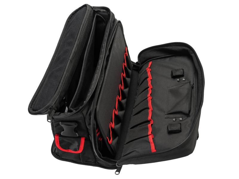 Knipex Werkzeugtasche Servictechniker leer Aus strapazierfähigem Polyester-Gewebe