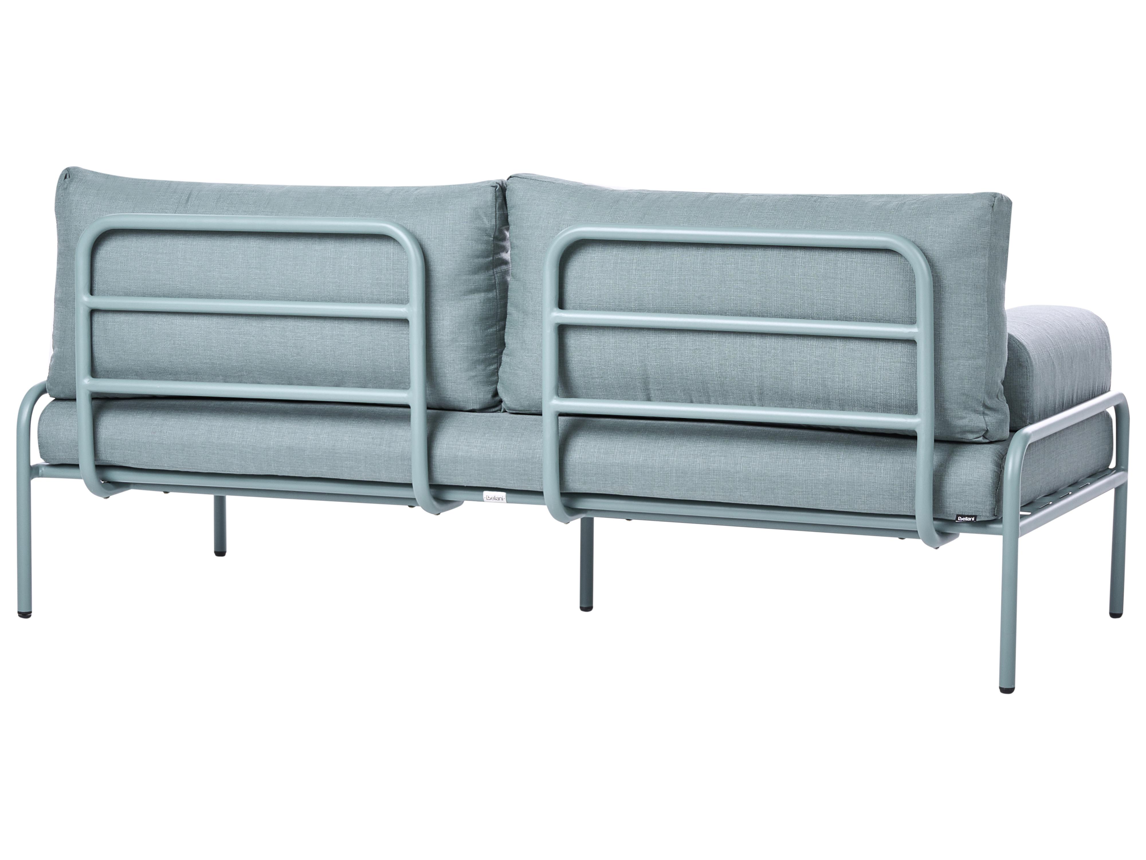 Tuin loungebank 2-zits SOLOFRA Metaal Mintgroen