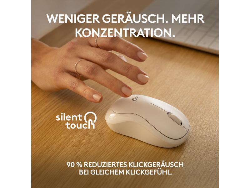 Logitech Maus M240 Silent Bluetooth Geräuscharme Bluetooth-Maus mit langer Batterielaufzeit und komfortablem Design