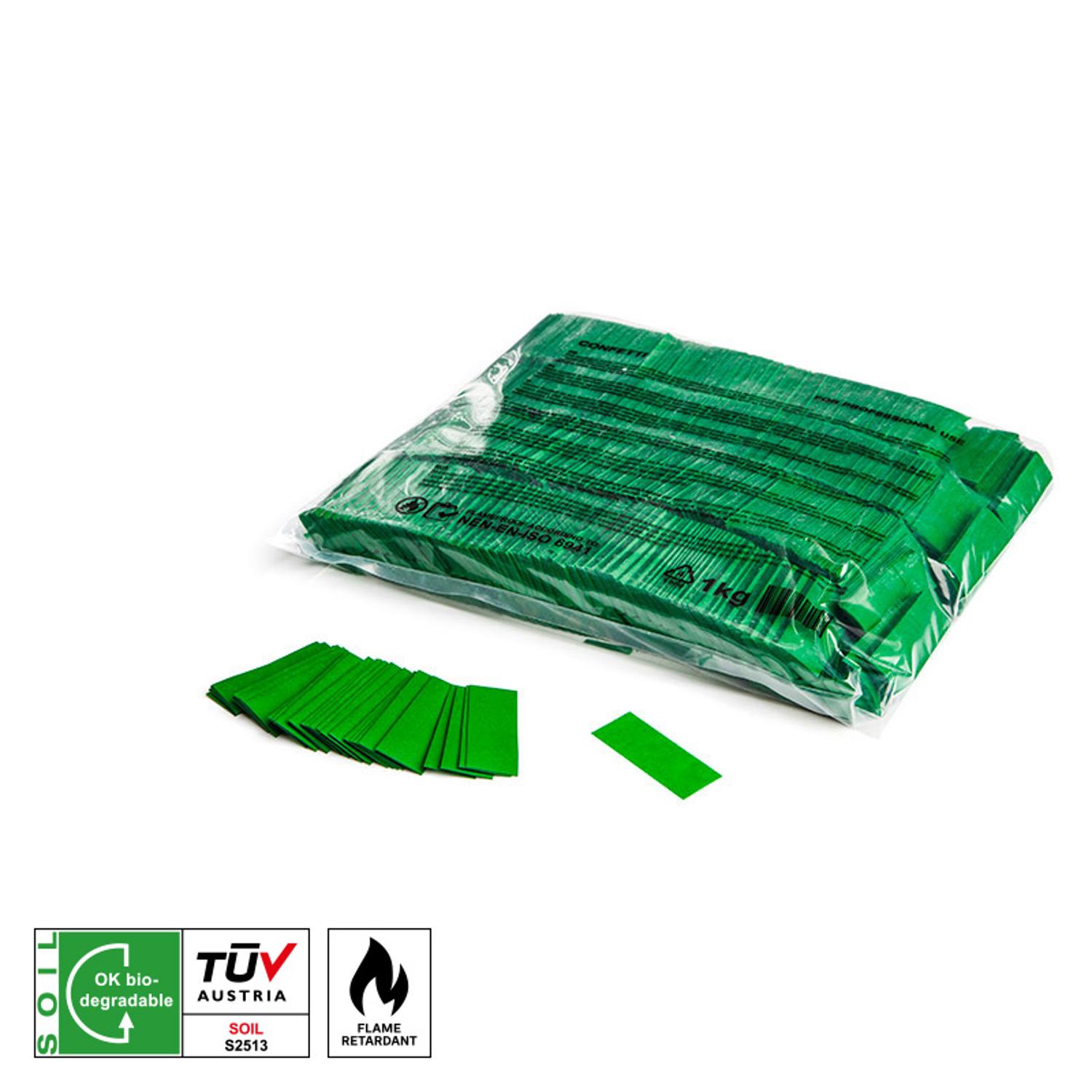 Magic FX CON01DG SF confetti 55 x 17 mm bulkbag 1kg Dark Green