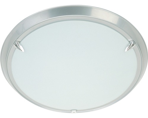 Plafondlamp, 1-lichts, Ø 29 cm, Livorno wit/titanium
