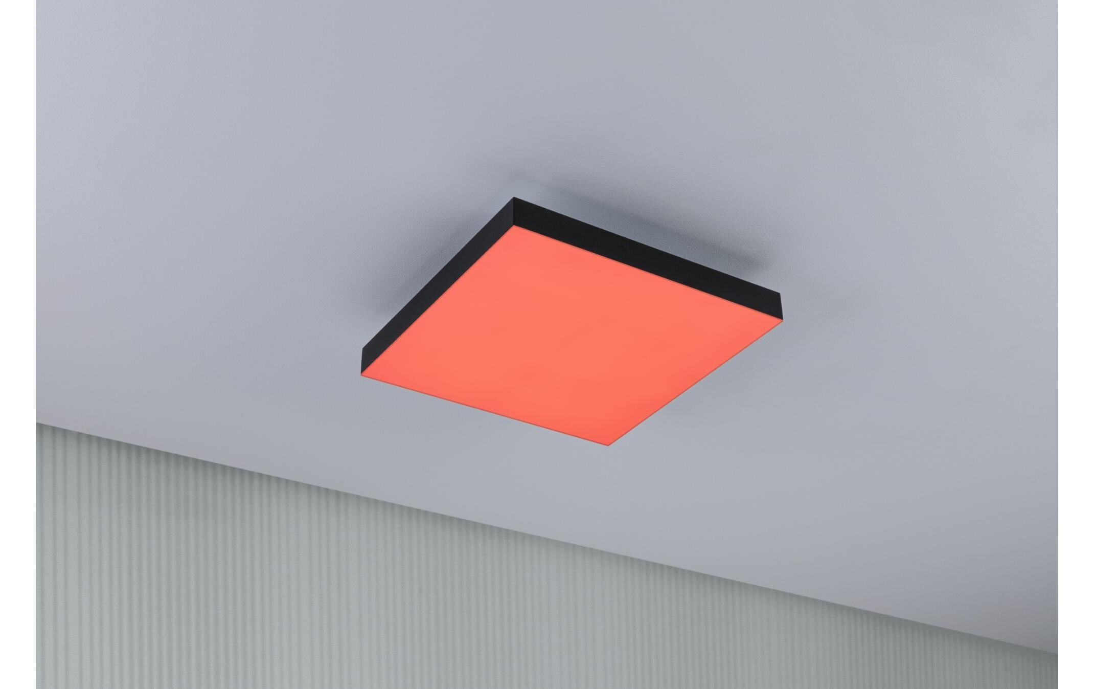 Deckenleuchte LED Panel Velora Rainbow, 13.2W, RGBW, SchwarzLED Panel