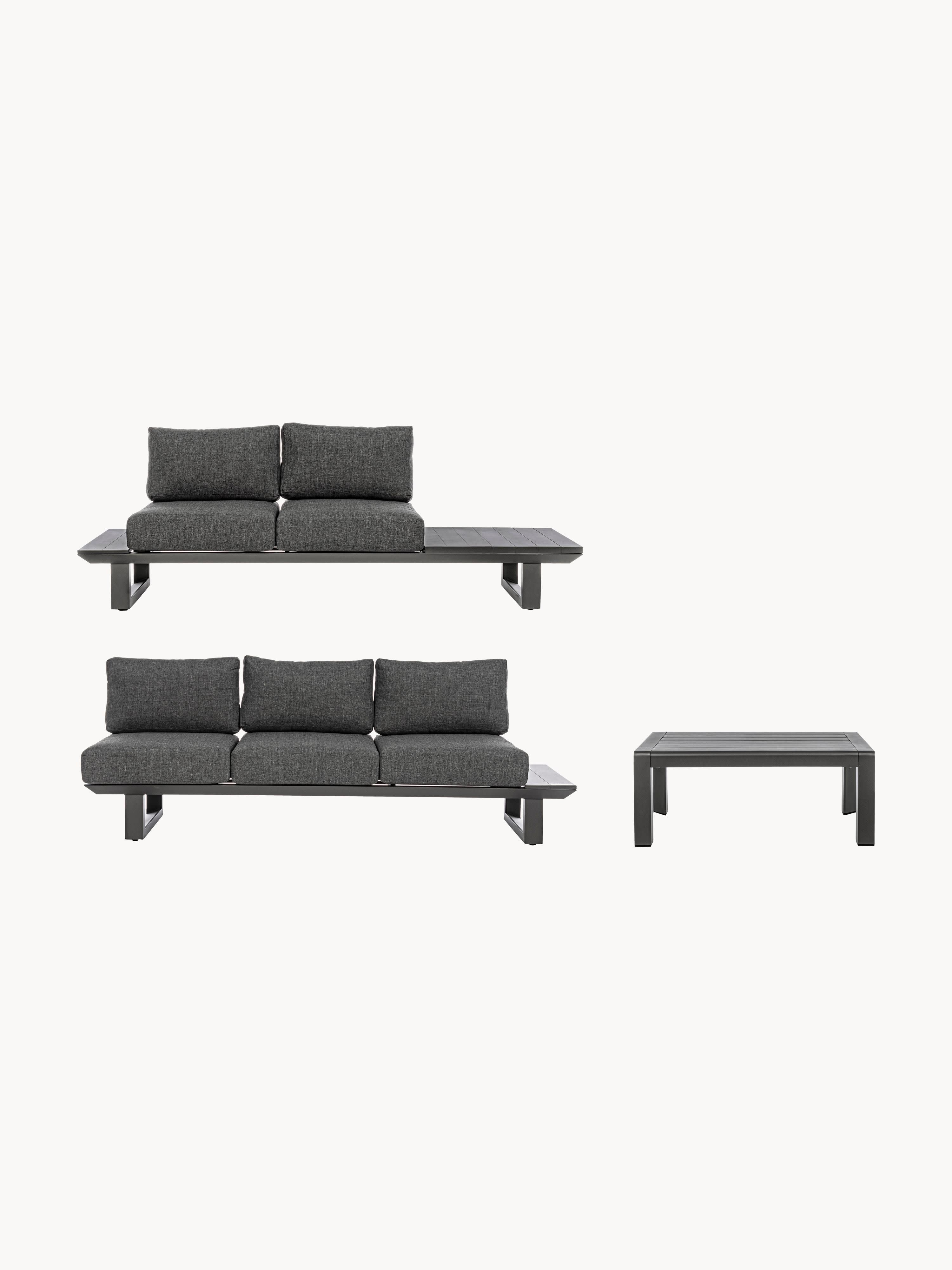 Tuin loungeset Konnor, 3-delig