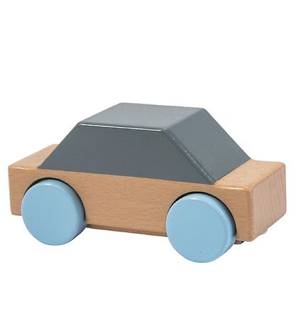 Sebra Holzspielzeug Auto - 14 cm - Grau