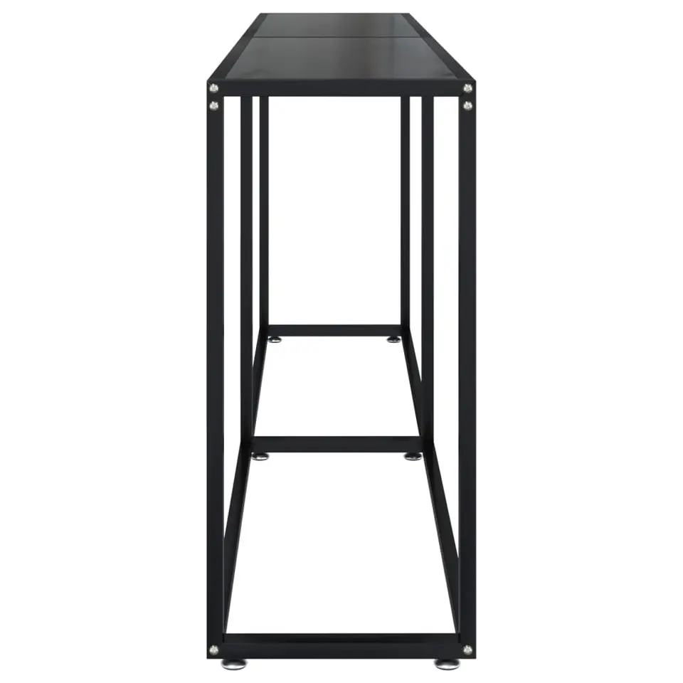 vidaXL - Wandtafel - Zwart - Glas