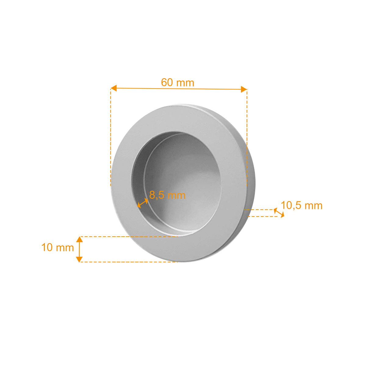 Dubbele glazen schuifdeur met blokstrepen, 1760x2035 mm, binnendeur - verzonken handgreep + 2-zijdige softclose