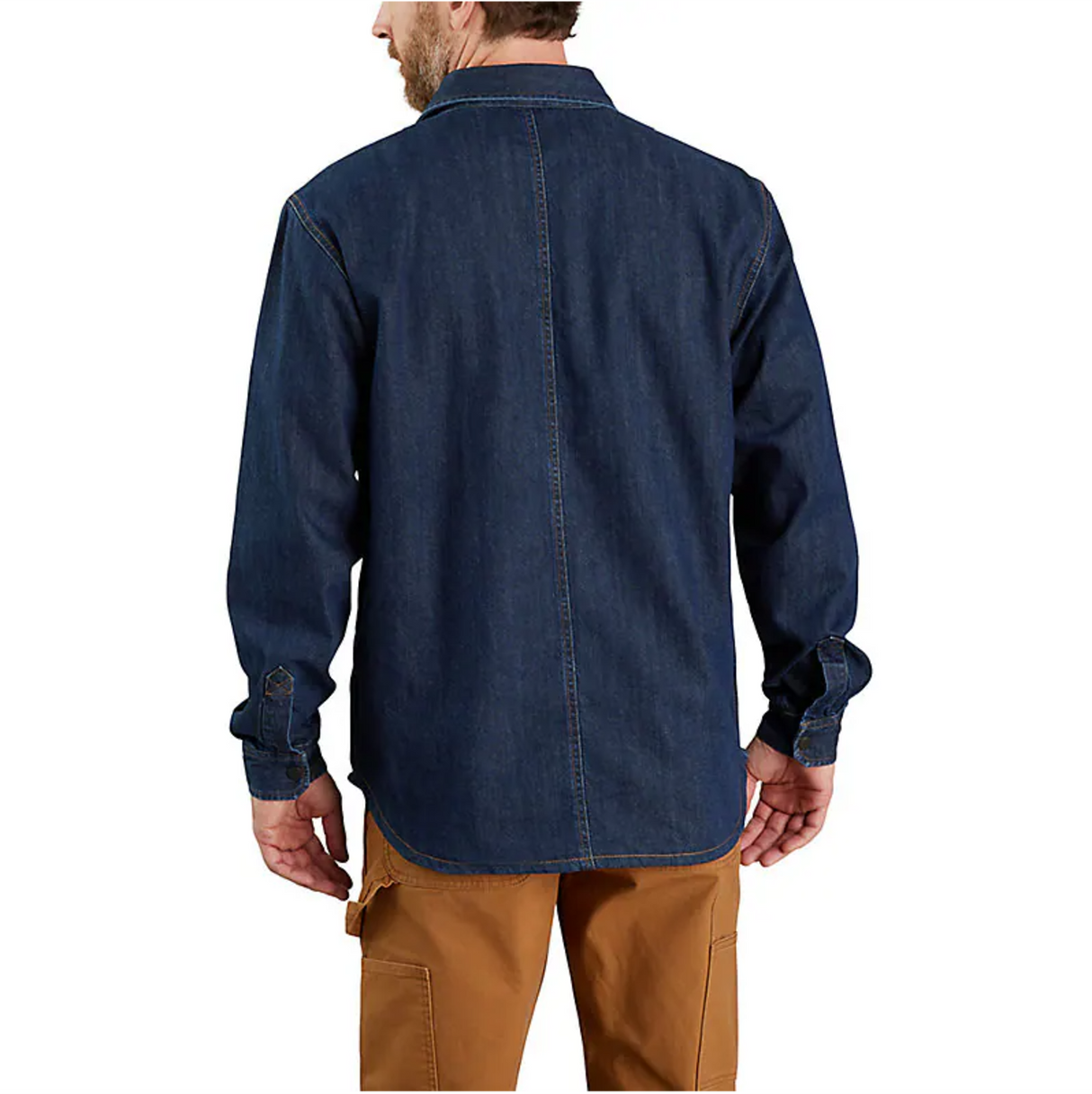 Carhartt<br>Denim Fleece Lined Snap Front Shirt