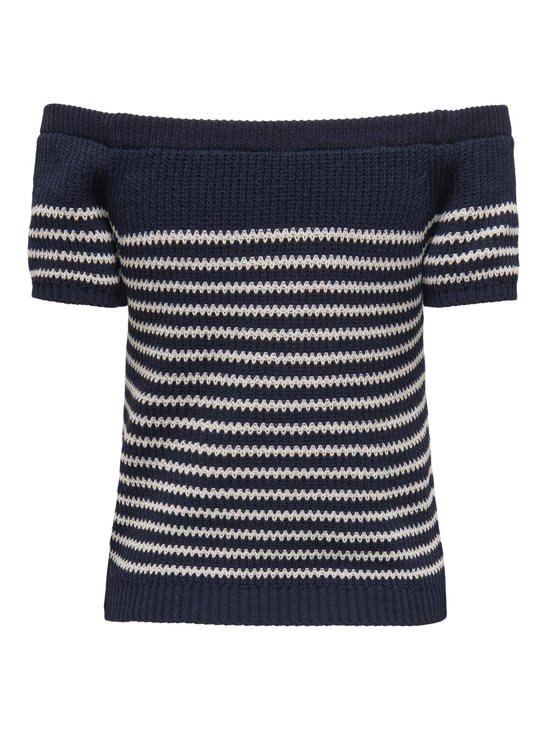 JDYMAYA Gestricktes Oberteil Sky Captain