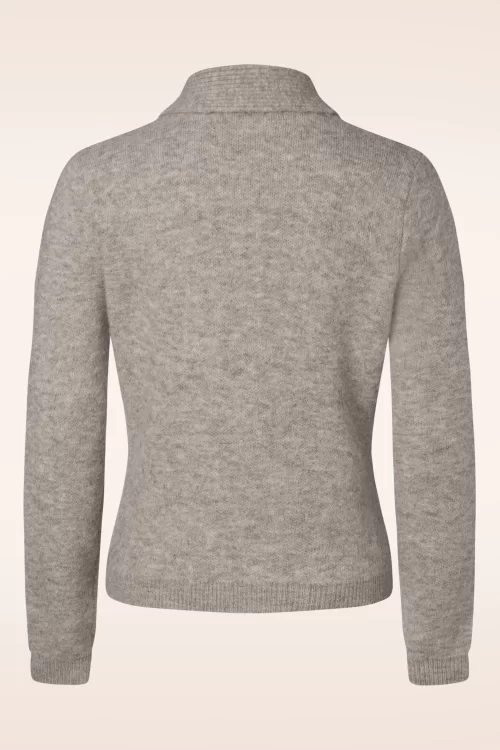Banned Retro Posey Tie cardigan in biscuit