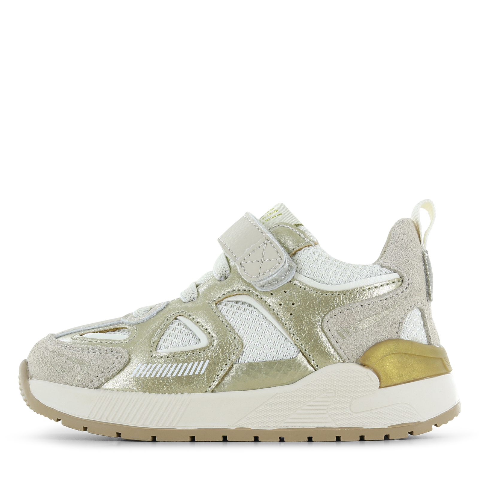 Shoesme gouden sneaker Mesh, Microfiber leer, Suède | Meisjes schoenen