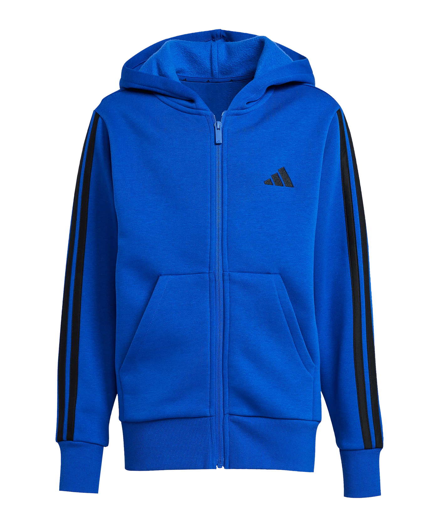 adidas Essentials Full-Zip Hoody Kids Blau