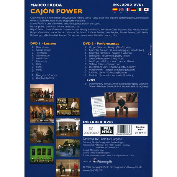 DG De Gregorio Cajon Power Cajon Schule