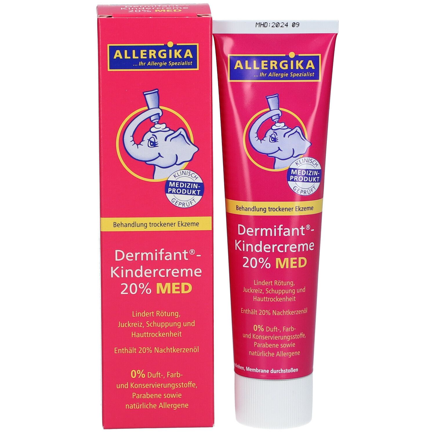 Dermifant® Kindercreme 20% MED - Kortisonfreie Behandlung trockener Ekzeme bei Kindern