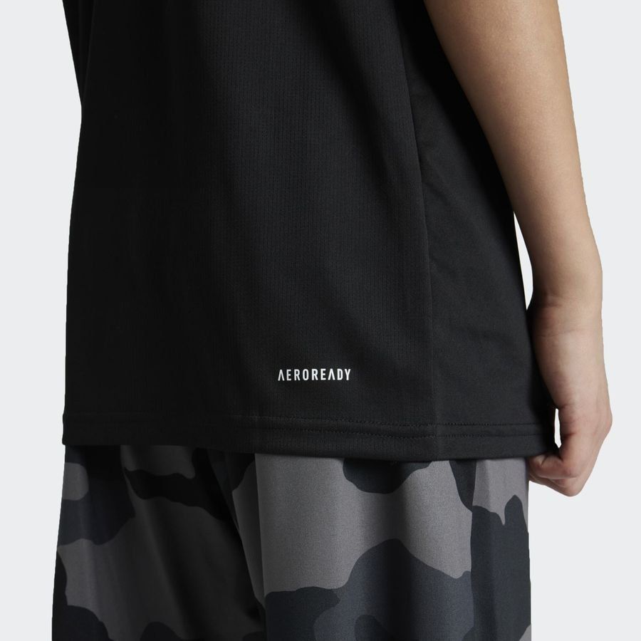 Adidas Train Essentials Seasonal Print Tee Kids