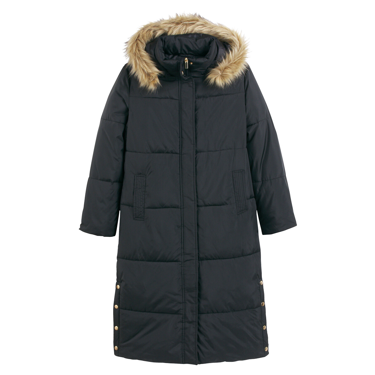 ANNE WEYBURN<br>Jaqueta comprida com capuz, perfeita para o inverno