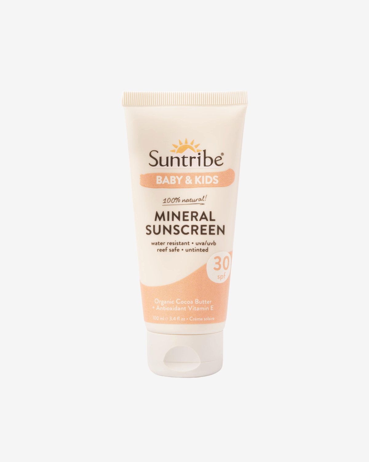 Solkrem Baby & Barn SPF30 – Mineral,100% Naturlig – Miljøvennlig | 100ml