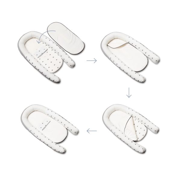 Doomoo Cocoon Pad White