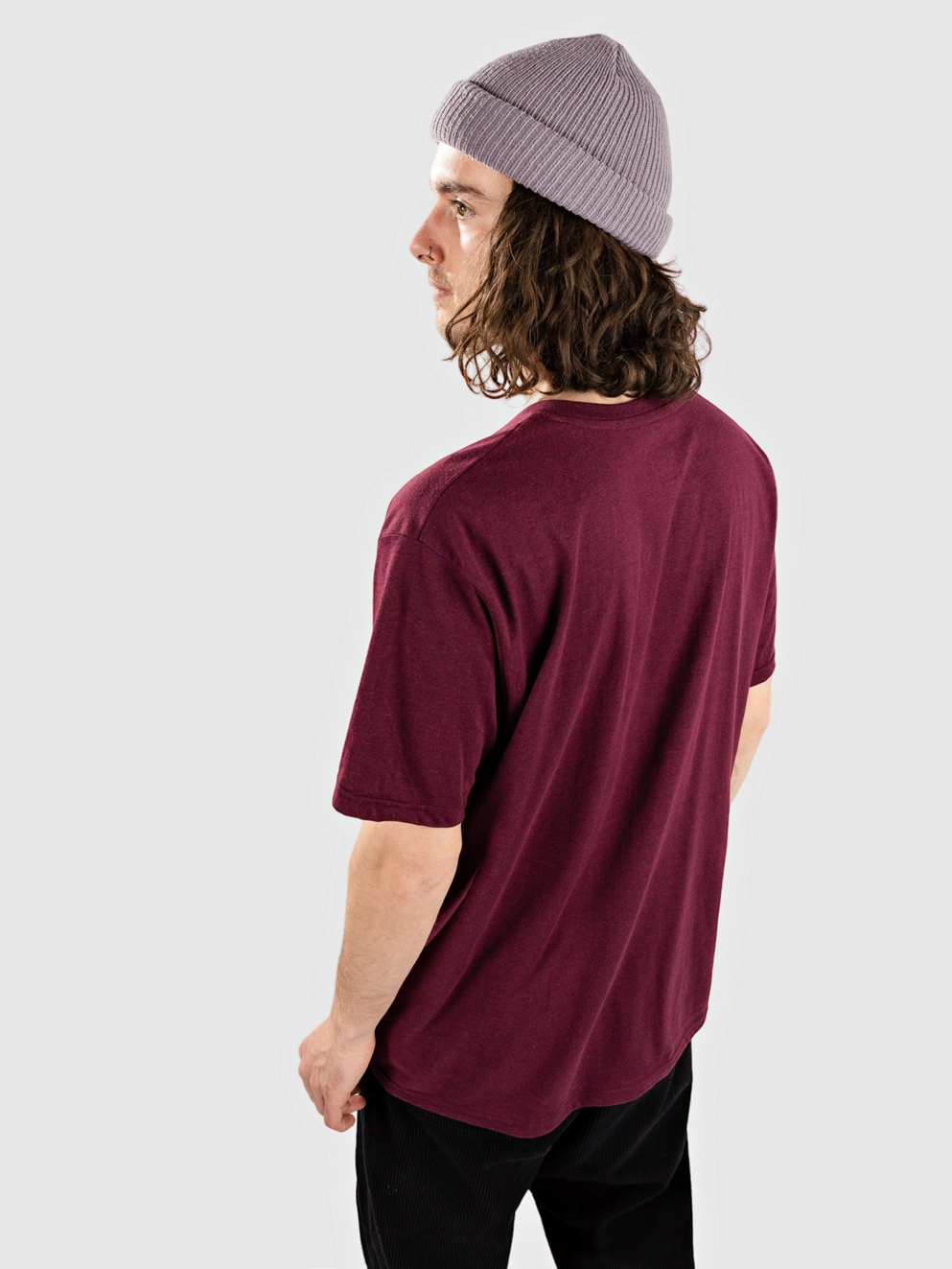 Volcom Circle Blanks Hth T-Shirt plum