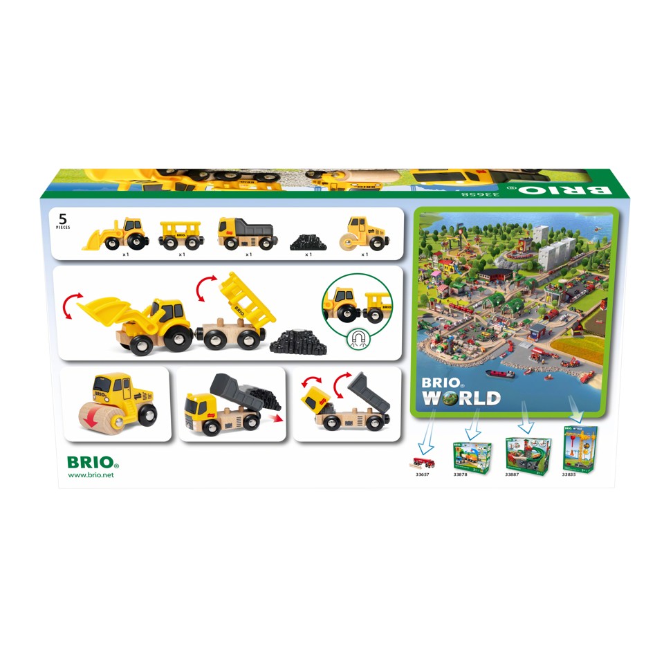 BRIO - Byggekøretøjer (33658)