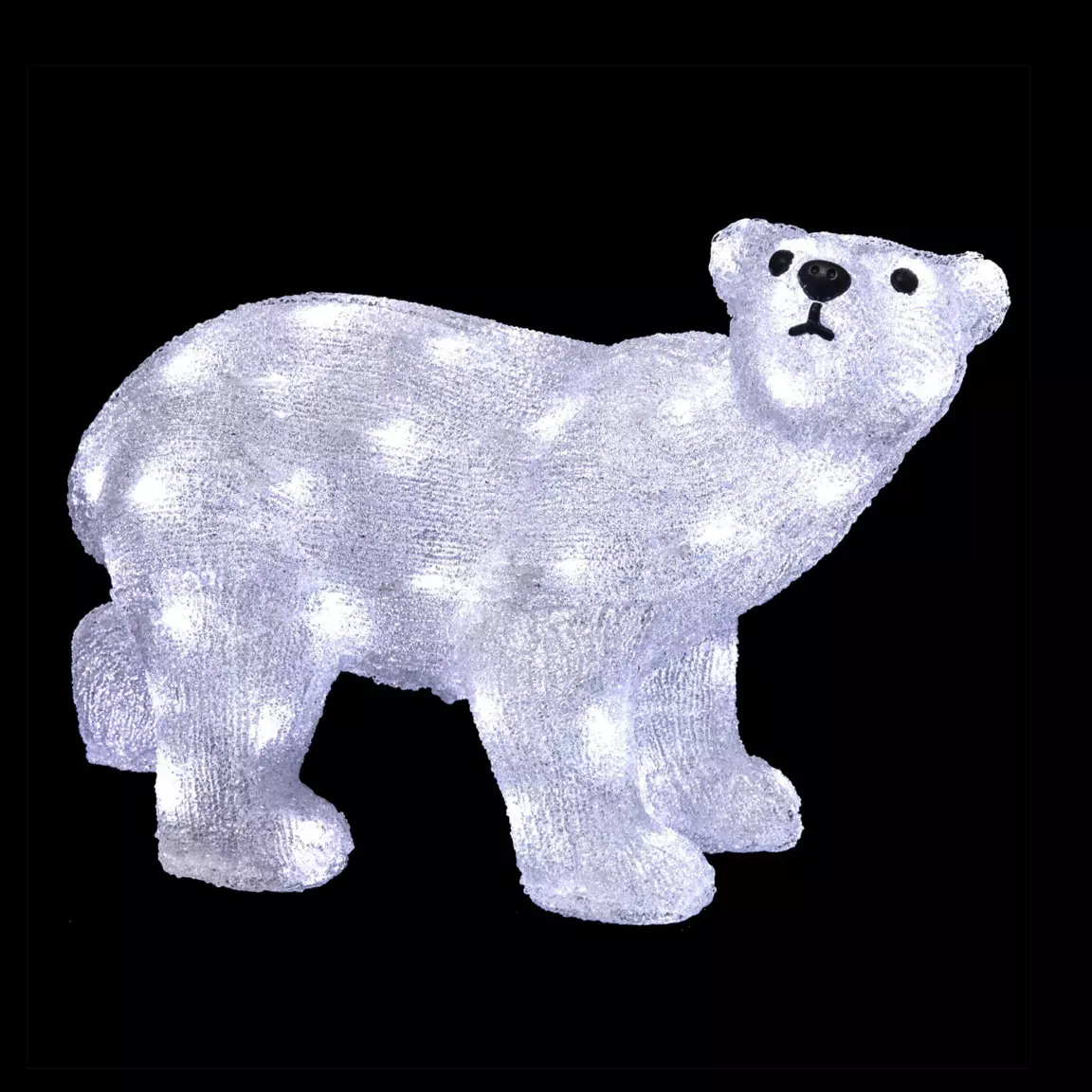 Ours lumineux 60 LED (H35 cm) Bali Blanc froid