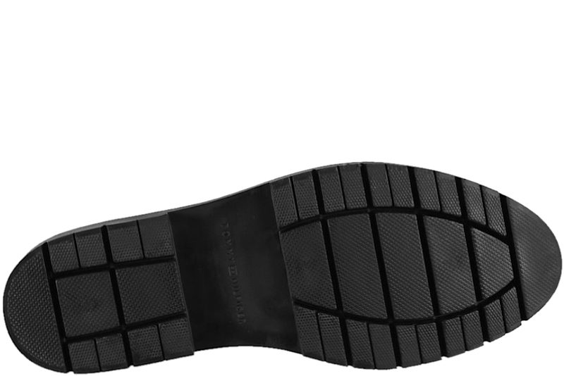 TOMMY HILFIGER TH STUD RUBBERISED RAINBOOT BLACK