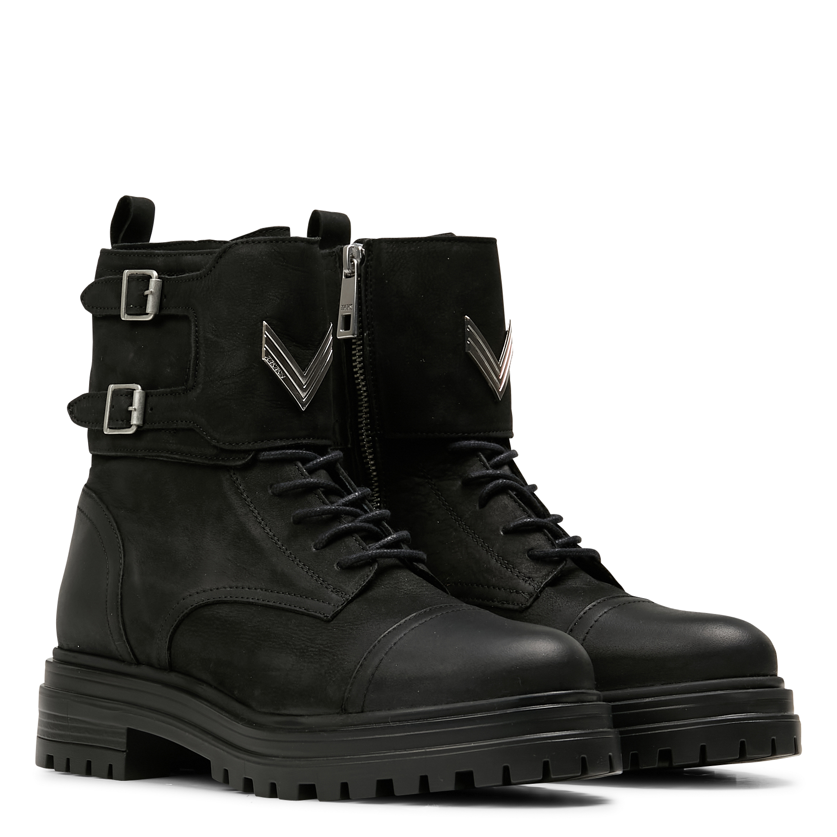 Bottines bi-matière | Noir