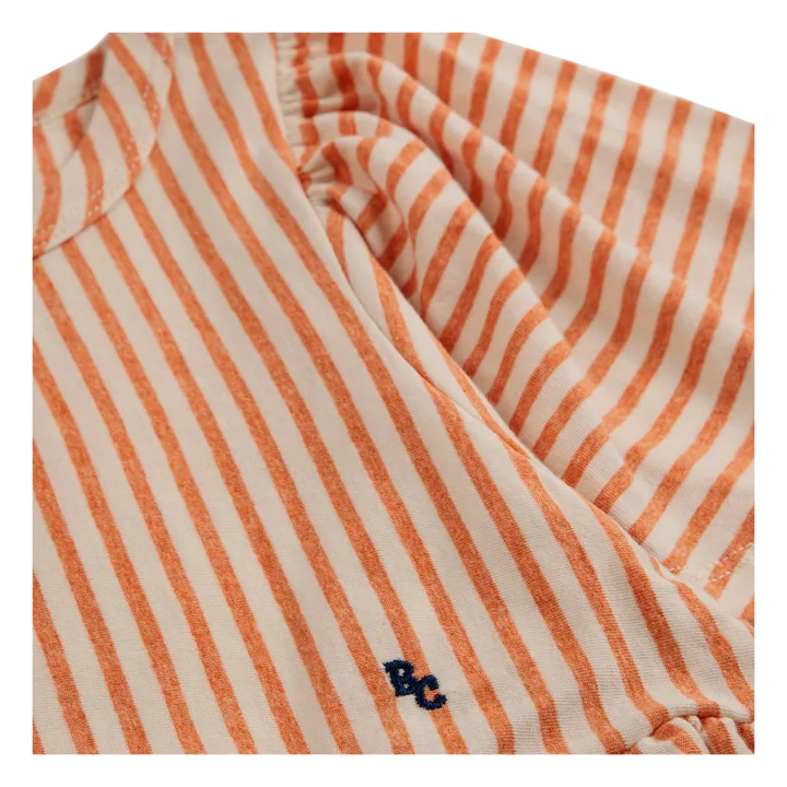 Bobo Choses Robe Coton Bio Rayée | Orange