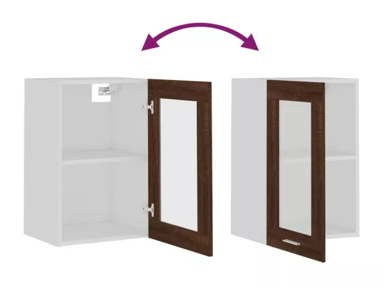 Armoire vitrée suspendue 