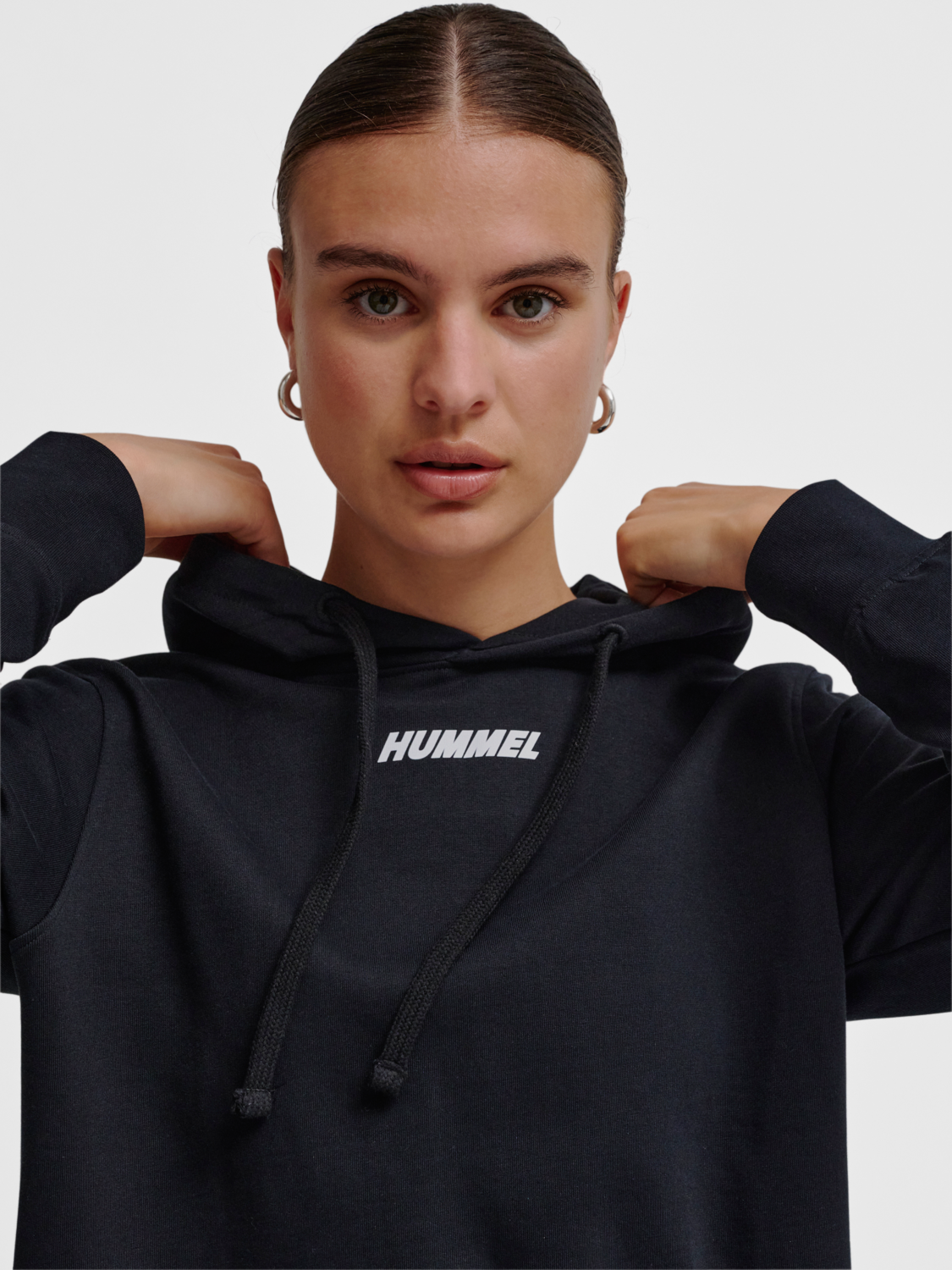 hmlELEMENTAL SHORT HOODIE WOMAN