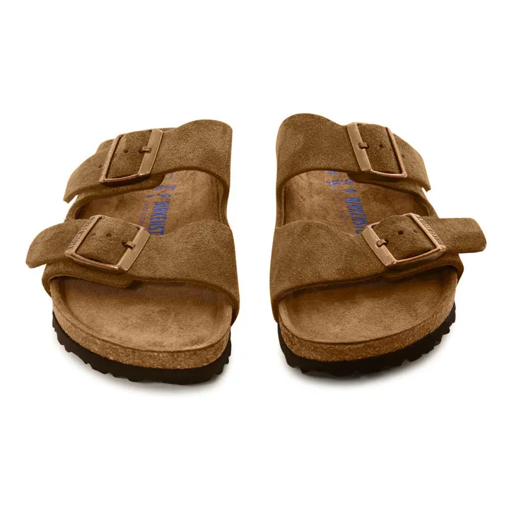BIRKENSTOCK Sandales Arizona SFB Cuir Suède Chaussant Etroit  | Mink