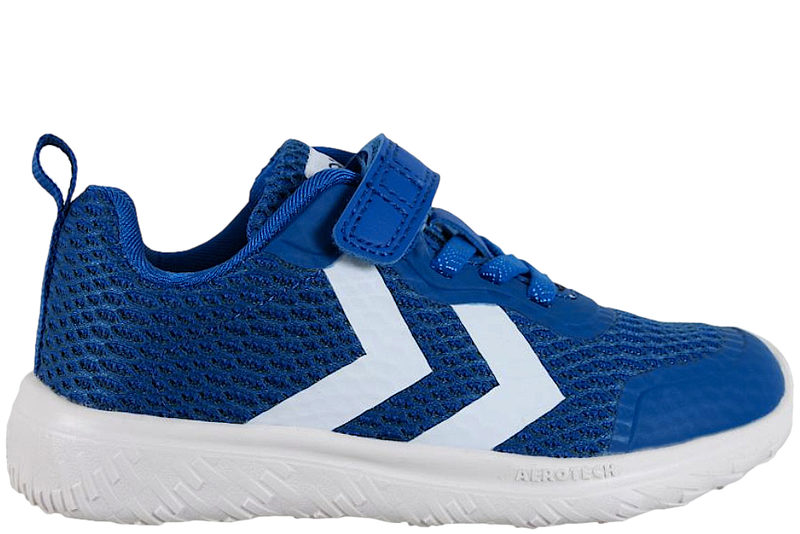 HUMMEL ACTUS RECYCLED JR SNEAKERS I MØRKEBLÅ TEKSTIL