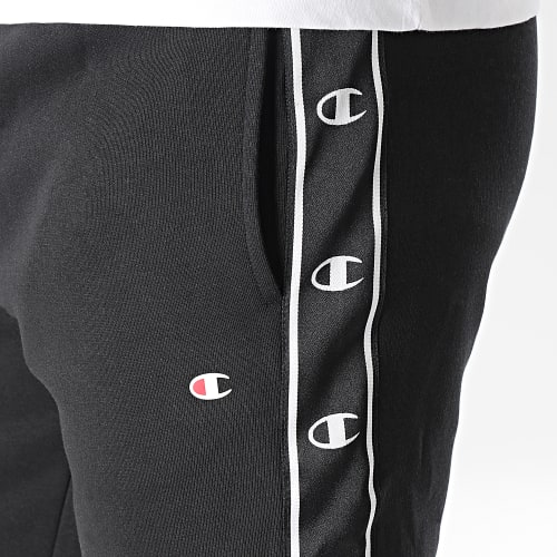 Pantalon Jogging A Bandes 218912 Noir