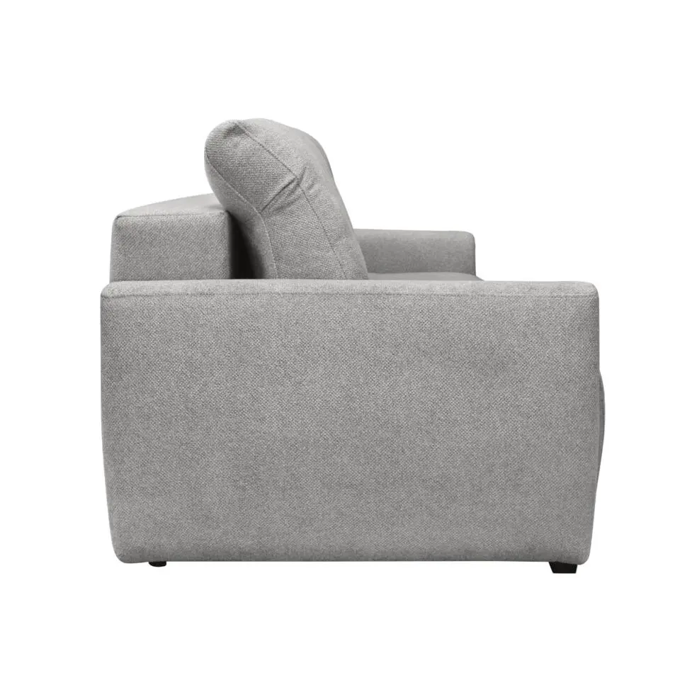 CALICOSY - Slaapbank ALBA - Grijs - 76x246x112 cm