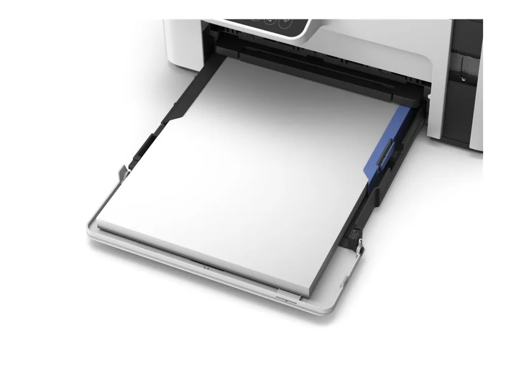 Epson EcoTank ET-M2120 - Multifunktionsprinter - S/H - blækprinter - A4/Legal (medie) - op til 15 spm (udskriver) - 150 ark - USB, Wi-Fi - hvid
